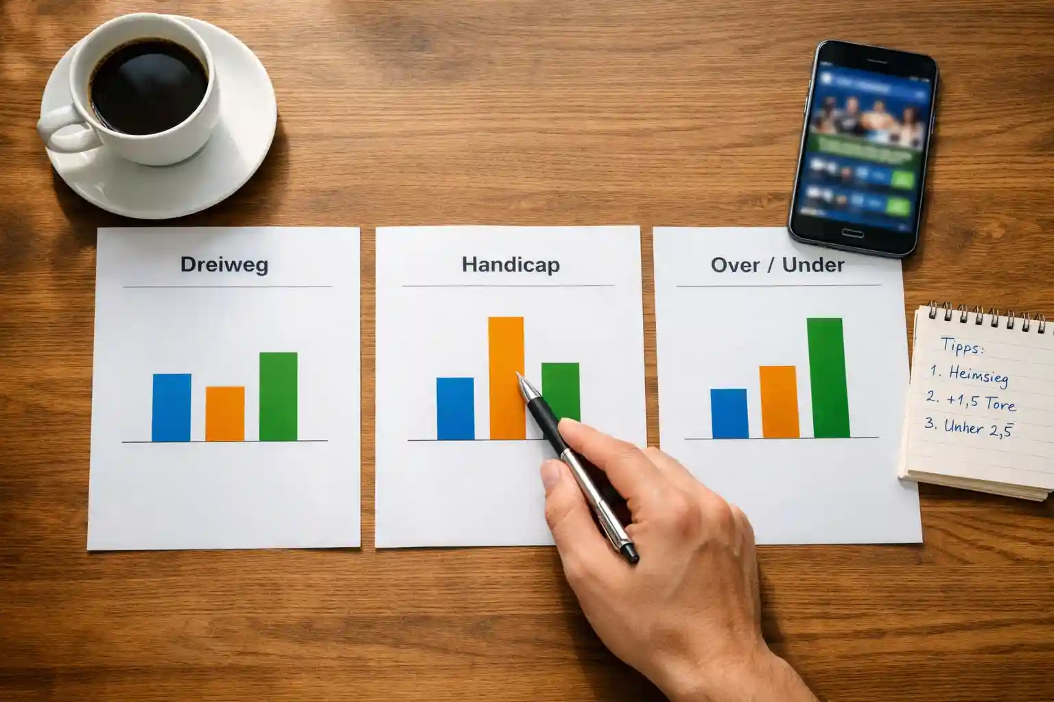 Handball Wettarten Überblick – Dreiweg, Handicap und Over/Under Vergleich
